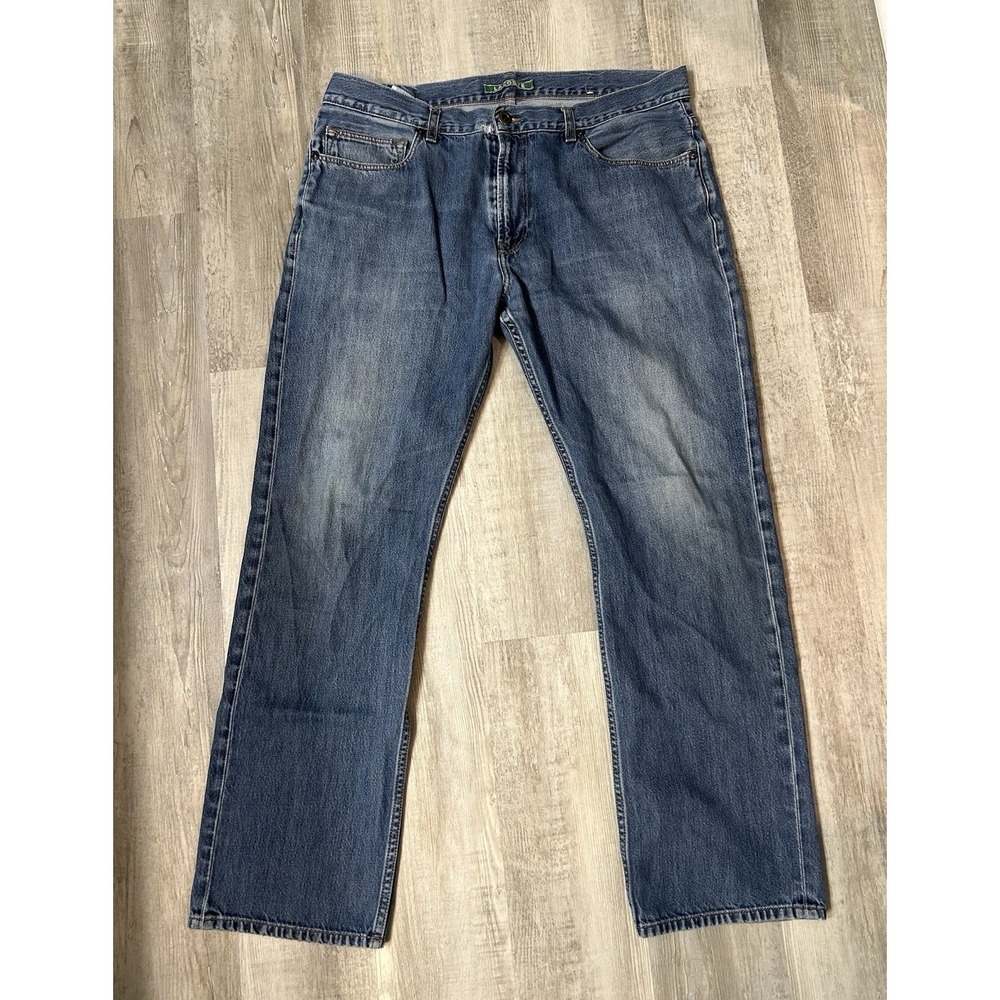 Lacoste Men's Jeans Straight Leg 36x30 Medium Wash Blue Denim Vintage 90s VTG
